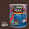 Эмаль Быстросохнущая по Ржавчине Linnimax Эмаль 0.75л Шоколадный RAL 8017 для Внутренних и Наружных Работ / Линнимакс