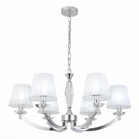 Светильник Подвесной ST-Luce SL1756.103.06 Хром/Светло-Серый E14 6*40W / СТ Люче