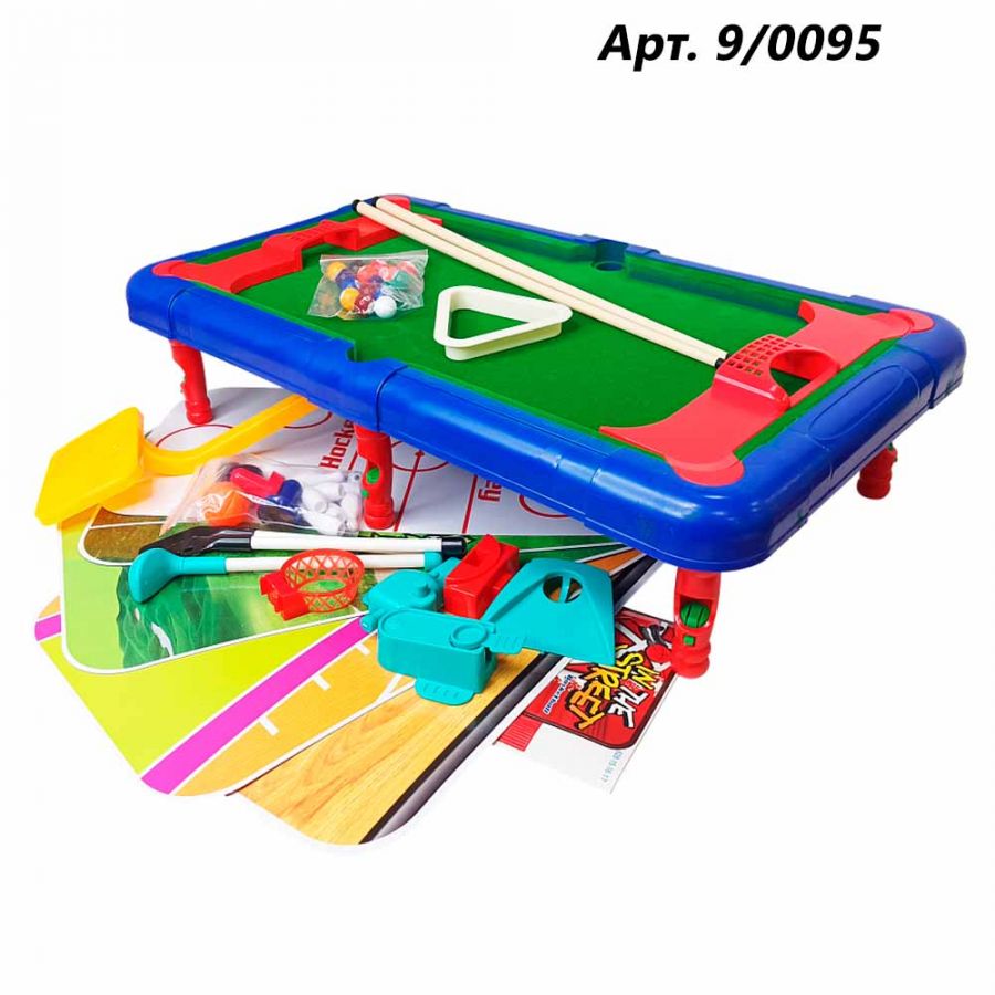 Игровой набор 6 игр в 1 коробке