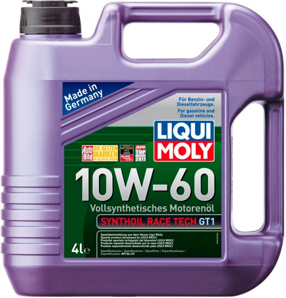LIQUI MOLY Synthoil Race Tech GT1 10W-60, 4л