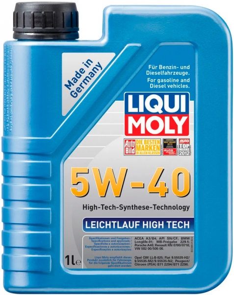 LIQUI MOLY Leichtlauf High Tech 5W-40, 1л