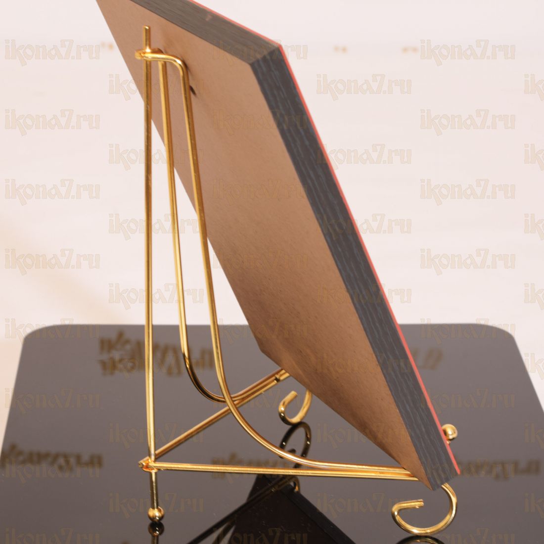 Подставка для иконы золотая (для икон от 9x10см до 27x31см)