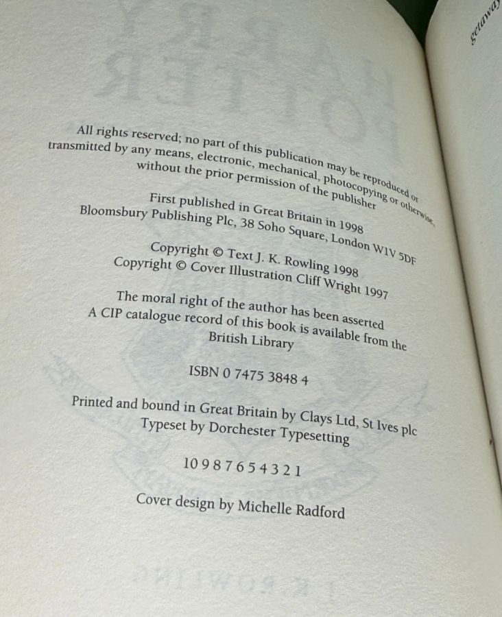 Harry Potter and the chamber of secrets мягкое первый тираж❗