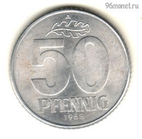 ГДР 50 пфеннигов 1968 А