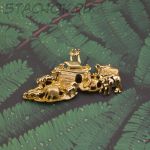 Брошь "Ноев ковчег" цвет золота (AJC США)