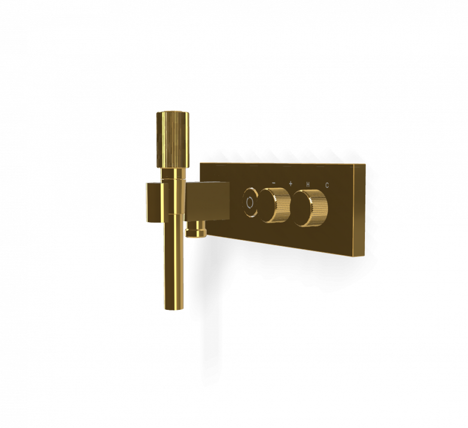 Встроенный смеситель для душа 2 источника с душевым комплектом Fima carlo frattini Switch ON F5979X2