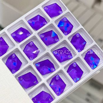 DeLuxe Пришивные Стразы Purple_SHINE Космик 13*17 мм