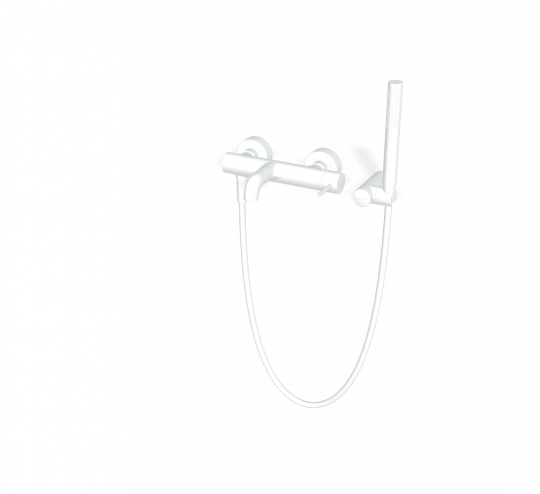 Fima carlo frattini Spillo up смеситель внешнего монтажа с душевым комплектом и изливом F3034N схема 2