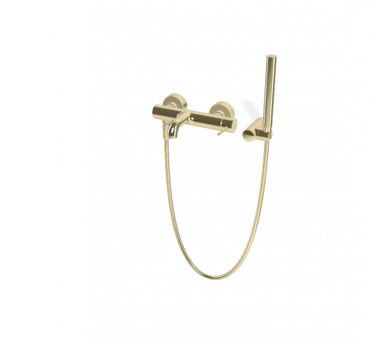 Fima carlo frattini Spillo up смеситель внешнего монтажа с душевым комплектом и изливом F3034N схема 9