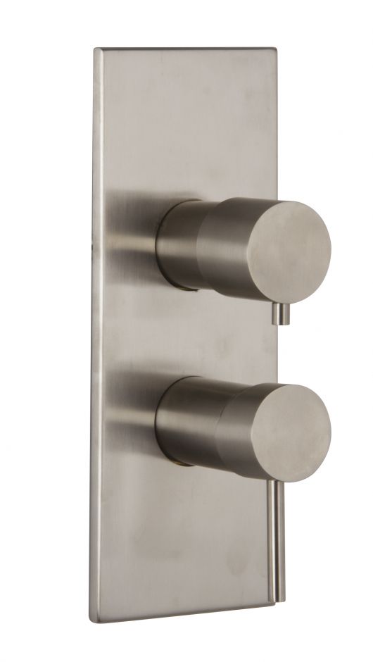 Изображение Fima carlo frattini Spillo steel Встроенный термостатический смеситель на 2/3 источника с переключателем F3079X6INOX