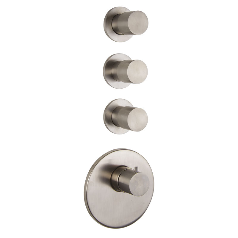 Изображение Встроенный термостатический смеситель Fima carlo frattini Spillo steel F3083X3