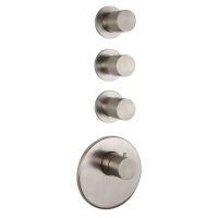 Встроенный термостатический смеситель Fima carlo frattini Spillo steel F3083X3 схема 1