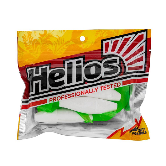 Виброхвост "Helios" Kasandra, цв. White & Green