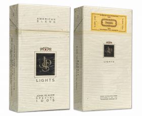 Сигареты — John Player Special Lights, 100's. Made in England 80-90х. Редкие. Оригинал