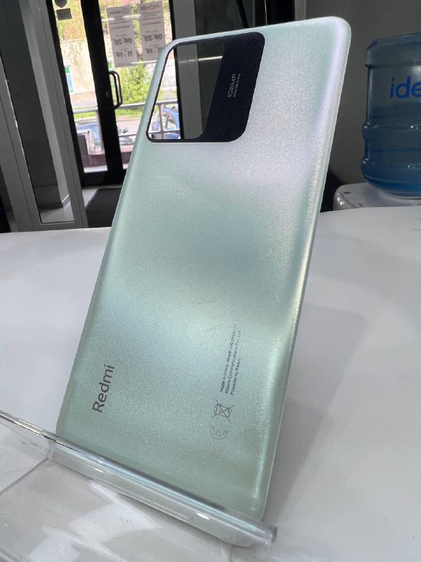 Xiaomi redmi note 12s задняя крышка оригинал с разбора зеленый царапины