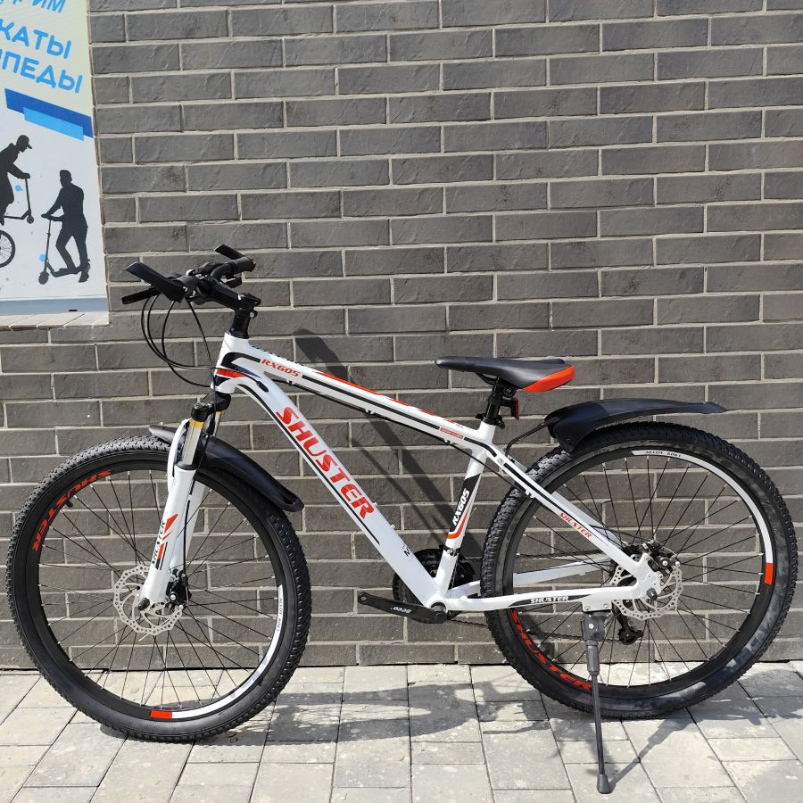 Алюминиевый Велосипед 27,5" shuster белый RX605