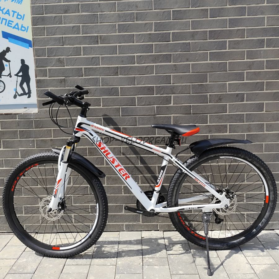 Алюминиевый Велосипед 27,5" shuster белый RX605