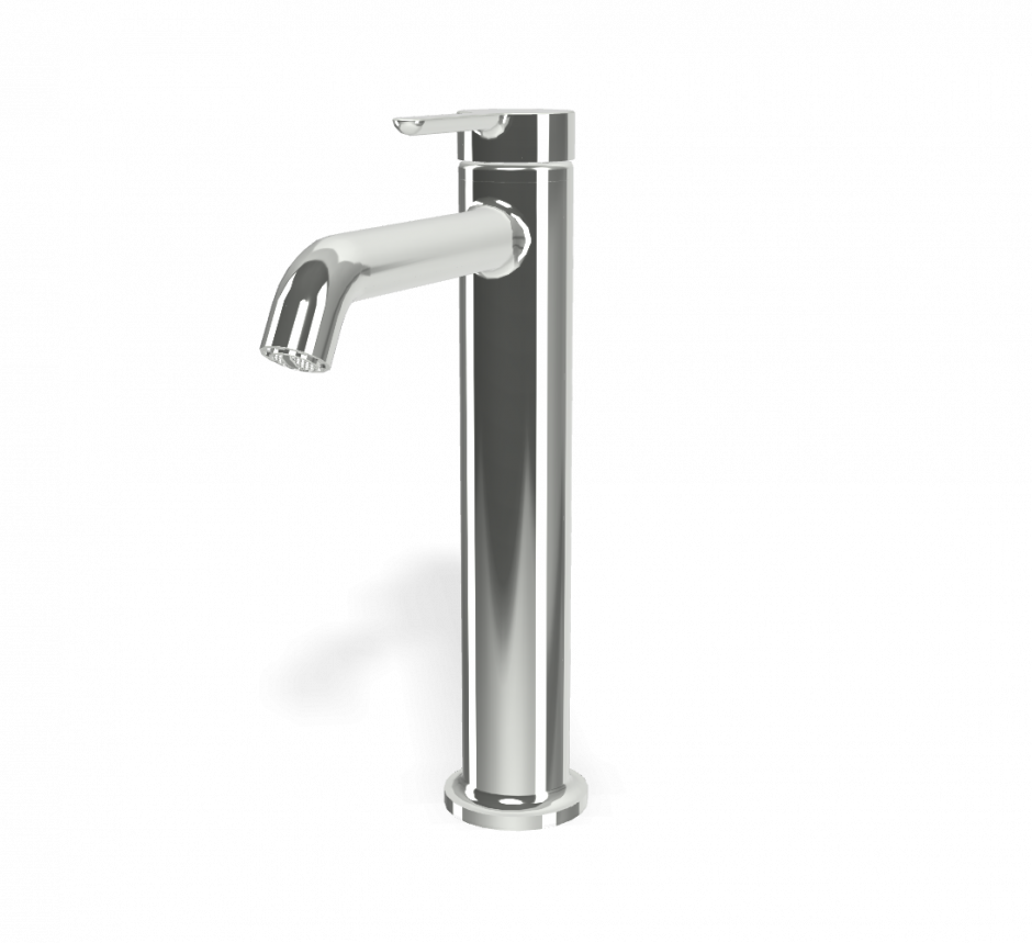 Высокий смеситель для раковины Fima carlo frattini Snap F3111L излив 130мм