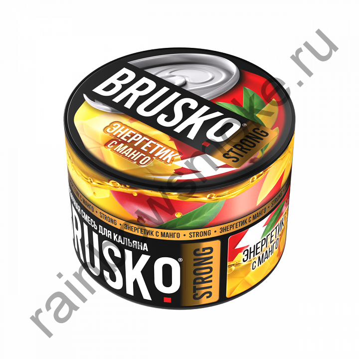 Brusko Strong 50 гр - Энергетик с Манго (Energy Drink Mango)