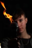 Огненный микрофон Fire Mic by Luke Osey