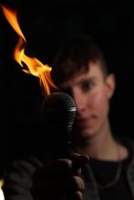 Огненный микрофон Fire Mic by Luke Osey