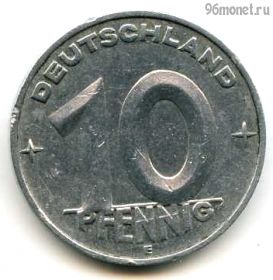 ГДР 10 пфеннигов 1953 Е
