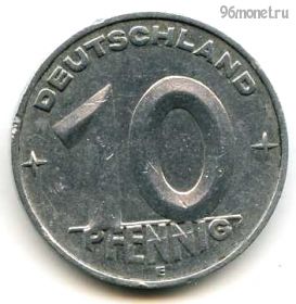ГДР 10 пфеннигов 1953 Е