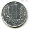 ГДР 1 пфенниг 1960 A