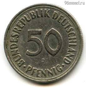 ФРГ 50 пфеннигов 1950 J