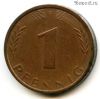 ФРГ 1 пфенниг 1974 F