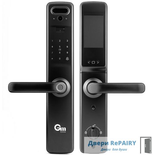 ЗАМКИ НА ВХОДНЫЕ ДВЕРИ Gimmel F30 Tuya, DM70, черный
