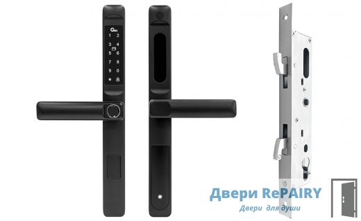 ЗАМКИ НА ВХОДНЫЕ Gimmel F23L TTLock, DM35, левое, черный  / Gimmel F23R TTLock, DM35, правое, черный