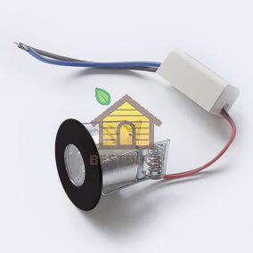 Светодиодная подсветка для хамама черного цвета