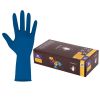 Перчатки латексные смотровые 25 пар (50шт), синие, SAFE&CARE High Risk DTL210 4 размера