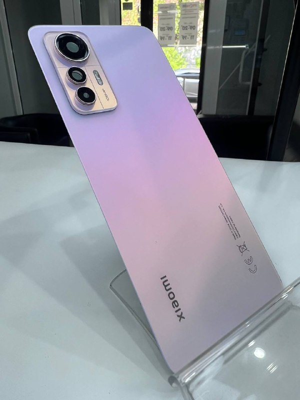 XIAOMI 12 lite Задняя Крышка фиолетовый оригинал c разбора