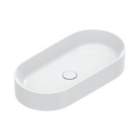 Раковина настольная Catalano Zero Без перелива. 70x35 h12см без отв. под смеситель покрытие Cataglaze+ цвет белый глянцевый 122700001 схема 1