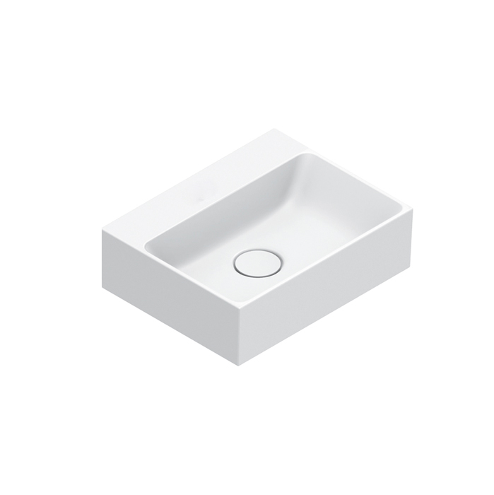 Раковина 45x35 Catalano PREMIUM без отв. под смеситель покрытие Cataglaze+ цвет белый глянцевый 220450001