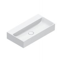 Раковина 65x35 Catalano PREMIUM без отв. под смеситель покрытие Cataglaze+ цвет белый глянцевый 220650001 схема 1