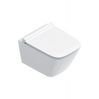 Унитаз подвесной 50x37 Catalano GREEN безободковый смыв Tornado покрытие Cataglaze+ без крепежа цвет белый глянцевый схема 1