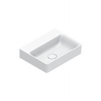 Раковина 45x35 Catalano GREEN без отв. под смеситель покрытие Cataglaze+ цвет белый глянцевый 420450001 схема 1