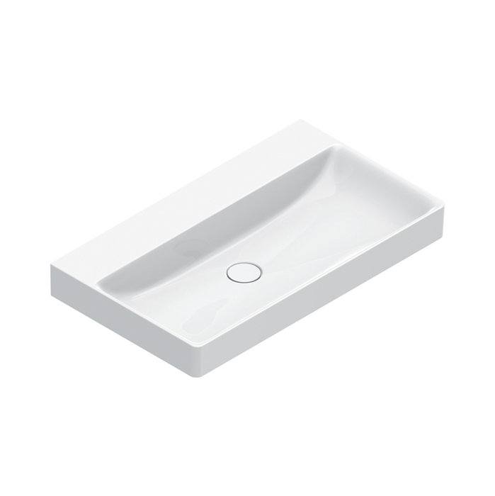 Раковина 80x47 Catalano GREEN без отв. под смеситель покрытие Cataglaze+ цвет белый глянцевый 420800001