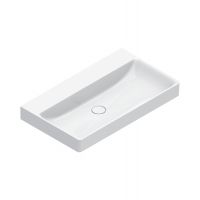 Раковина 80x47 Catalano GREEN без отв. под смеситель покрытие Cataglaze+ цвет белый глянцевый 420800001 схема 1