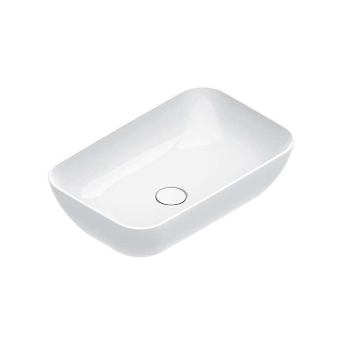 Изображение Раковина 60x38 h15 накладная Catalano GREEN без отв. под смеситель покрытие Cataglaze+ цвет белый глянцевый 422610001