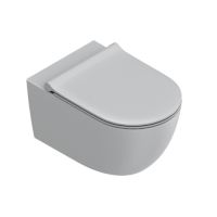 Унитаз подвесной 55x35 Catalano SFERA безободковый смыв Tornado покрытие Twinglaze+ без крепежа цвет Cemento Satinato 511550023 схема 1