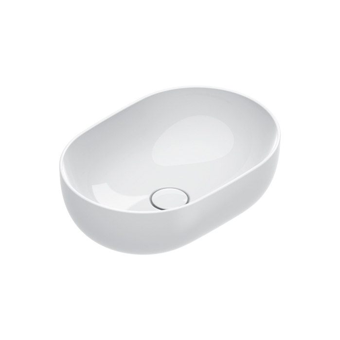 Изображение Раковина 50x35 h16 накладная Catalano SFERA без отв. под смеситель покрытие Cataglaze+ цвет белый глянцевый 522500001