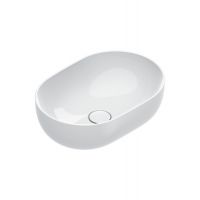 Раковина 50x35 h16 накладная Catalano SFERA без отв. под смеситель покрытие Cataglaze+ цвет белый глянцевый 522500001 схема 1