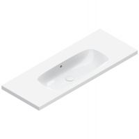 Раковина 120x46 встраиваемая/подвесная Catalano Alvea без отв. под смеситель покрытие Cataglaze+ цвет белый глянцевый 621210001 схема 1