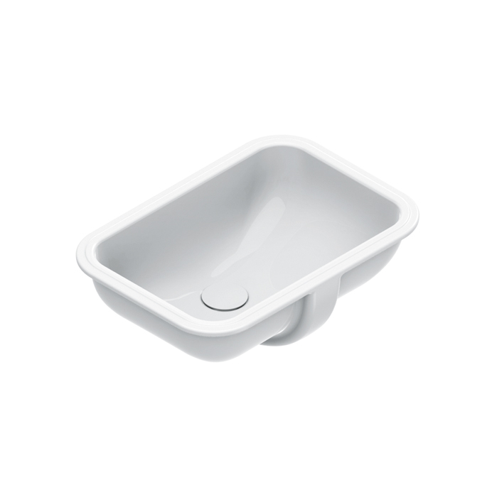 Изображение Раковина 50*35см Catalano Italy встраиваемая под столешницу с переливом цвет белый глянцевый