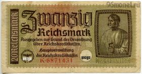 Германия 20 марок 1939