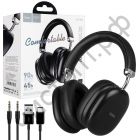 Bluetooth гарнитура стерео HOCO W35 Max  Auspicious ANC, bluetooth 5.4, AUX, 800mAh, чёрный 90 часов